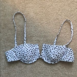 cow print bikini top